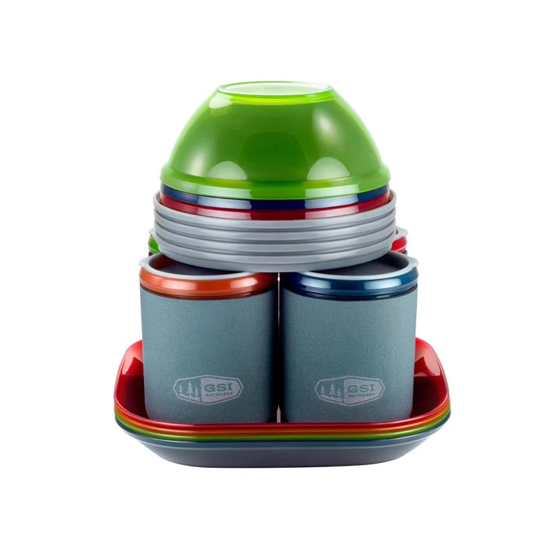 GSI Tableware Infinity 4 Person Deluxe Tableset 4 GSI Tableware Infinity 4 Person Deluxe Tableset - Image 2