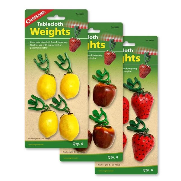 Coghlan's Cooking accessories Tablecloth Weights 3 Coghlan's Cooking accessories Tablecloth Weights