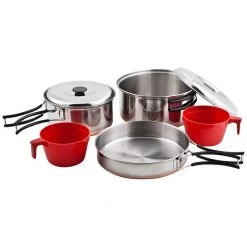 Chinook Camping cookware Ridgeline Stainless Steel Duo Cookset