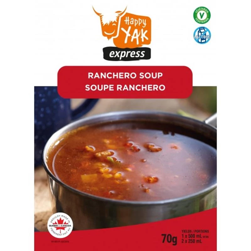 Happy Yak Camping food Ranchero Soup 3 Happy Yak Camping food Ranchero Soup