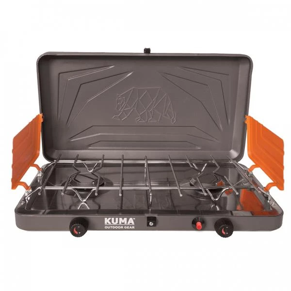 Kuma Outdoor Gear Camping stoves Deluxe 2 Burner Propane Stove 3 Kuma Outdoor Gear Camping stoves Deluxe 2 Burner Propane Stove