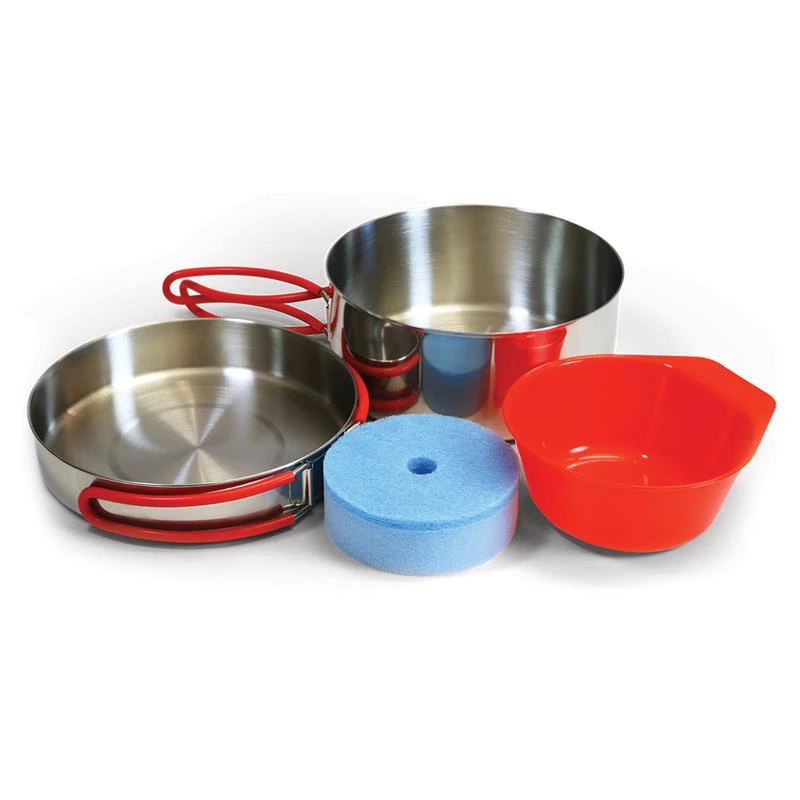 Coghlan's Camping cookware Stainless Steel Mess Kit 1930 4 Coghlan's Camping cookware Stainless Steel Mess Kit 1930 - Image 2