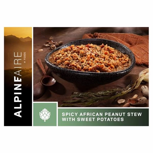 Alpine Aire Foods Camping food Spicy Africain Peanut Stew With Sweet Potatoes 3 Alpine Aire Foods Camping food Spicy Africain Peanut Stew With Sweet Potatoes