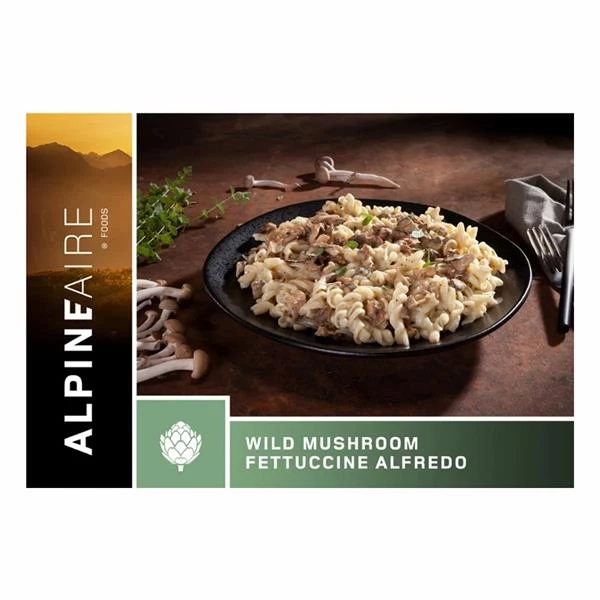Alpine Aire Foods Camping food Wild Mushroom Fettuccine Alfredo 3 Alpine Aire Foods Camping food Wild Mushroom Fettuccine Alfredo