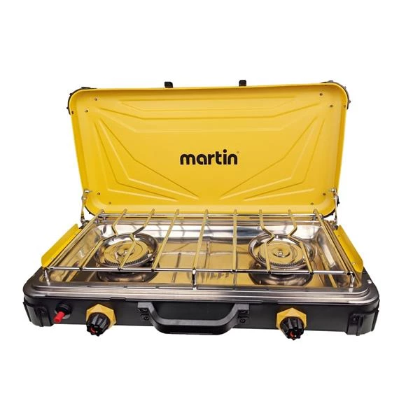 Martin Camping stoves MCS-550 Heavy Duty Propane 2 Burners Stove 3 Martin Camping stoves MCS-550 Heavy Duty Propane 2 Burners Stove