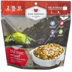 Wise Company Camping food Chili Mac with Beef