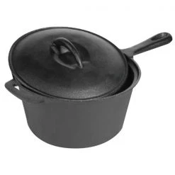 World Famous Camping cookware Cast Iron Saucepan 1346