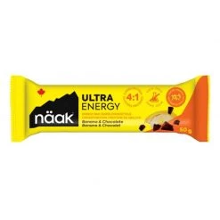 Näak Camping food Ultra Energy Banana and Chocolat Cricket Energy Bar