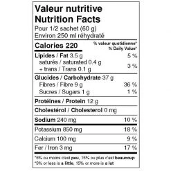 Treko Camping food Boreal Pea Soup